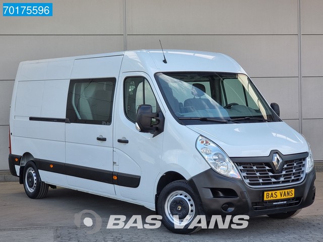 Renault Master 170PK Dubbele Cabine 7 persoons Trekhaak Airco Navi Euro6 Airco Dubbel cabine Trekhaak