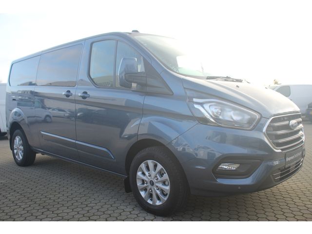 Ford Transit Custom 320 2.0TDCI 170pk L2H1 Limited DC | L+R Zijdeur | Automaat | Camera | Cruise | Lease 719,- p m