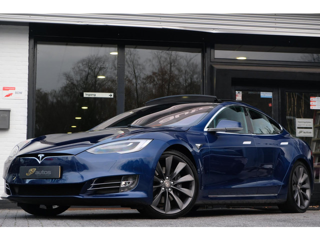 Tesla Model S 90D 422pk *incl btw* Panoramadak schuifdak Autopilot enhanced Luchtvering LED Leder Camera