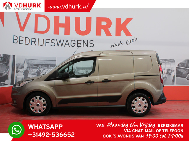 Ford Transit Connect 1.5 120 pk Aut. 2x schuifdeur  Stoelverw.  Standkachel  3 pers. PDC  Camera