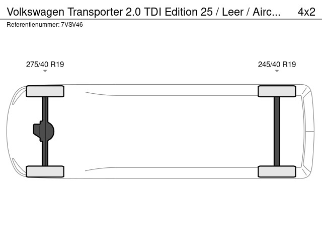 Volkswagen Transporter 2.0 TDI Edition 25   Leer   Airco   PDC   Navigatie