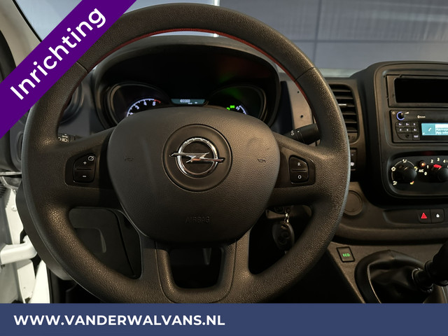 Opel Vivaro 1.6CDTI 126pk L2H1 inrichting Euro6 Airco | Omvormer | Trekhaak | Camera cruisecontrol, parkeersensoren, 3-zits