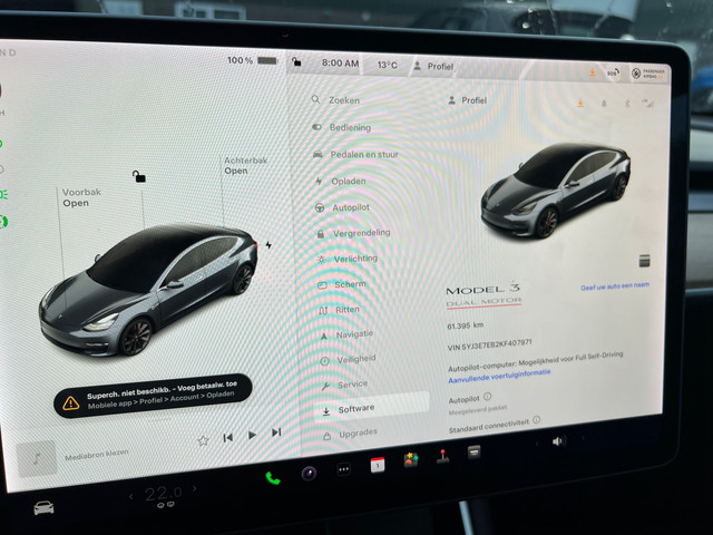 Tesla Model 3 Performance 75 kWh EINDEJAARSVOORDEEL 2.023,- | A.S. ZONDAG GEOPEND *30.477,- EXCL BTW | Org.NL NAP