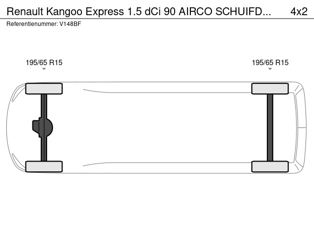 Renault Kangoo Express 1.5 dCi 90 AIRCO SCHUIFDEUR CRUISE CONTROL PDC