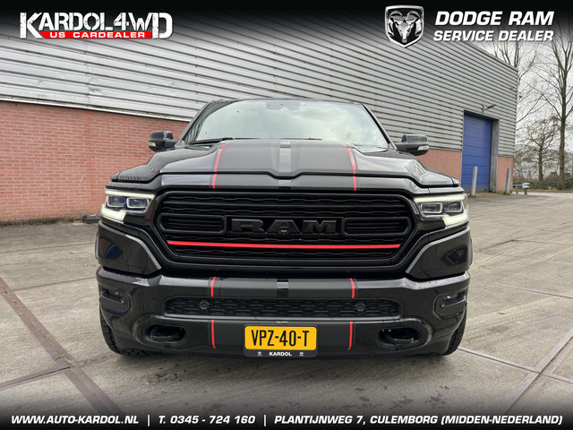 Dodge Ram 1500 LIMITED 5.7 V8 | BORLA uitlaat | Bakflip | LPG | Trekhaak 13-polig | virtual spiegel| Red interieurverlichting| DEMO AANBIE