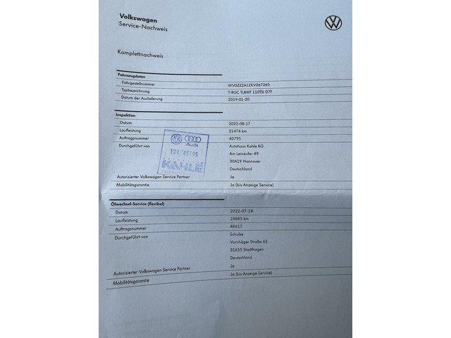 Volkswagen T-Roc 1.5 TSI DSG Clima PDC v+a Lane assist 21.566 KM!