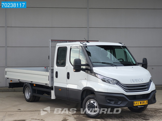 Iveco Daily 40C16 Automaat Luchtvering Dubbel Cabine Open Laadbak LED Airco Cruise Pritsche Pickup Airco Dubbel cabine Cruise control