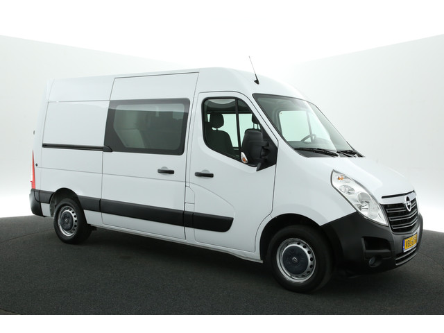 Opel Movano 2.3 CDTI BiTurbo L2H2 146PK Dubbele Cabine Airco Cruise Kasten PDC 5 Persoons Trekhaak
