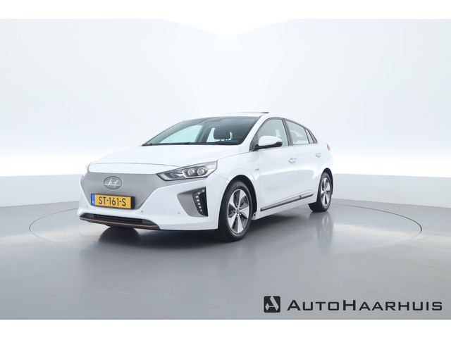 Hyundai IONIQ Premium EV | Schuifdak | Adapt. Cruise | Camera | Navi | Keyless | Stoel- Stuurverw.