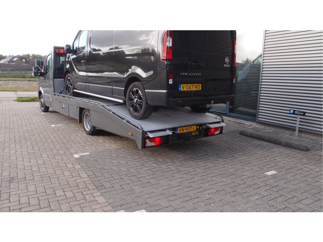 Mercedes-Benz Sprinter 516 tyhof oprijwagen automaat7 cruise led navi lier aluminium euro6 MARGE