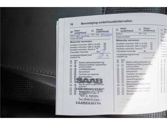 Saab 9-5 2.0 TTiD Aero Exklusiv | Org. NL | 1e eigenaar | Leder | Head-up