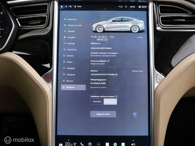 Tesla Model S 85D Base AUTOPILOT, 7-PERSOONS