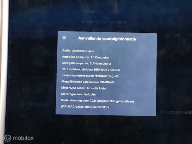 Tesla Model S 85D Base AUTOPILOT, 7-PERSOONS