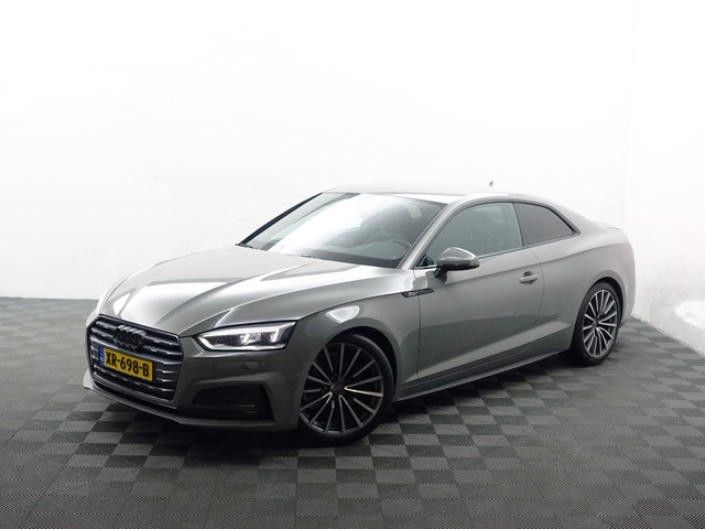Audi A5 Coupé 40 TFSI S line Black Optic Aut- Xenon Led, Dynamic Select, Keyless, Sfeerverlichting, Navigatie, Park Assist