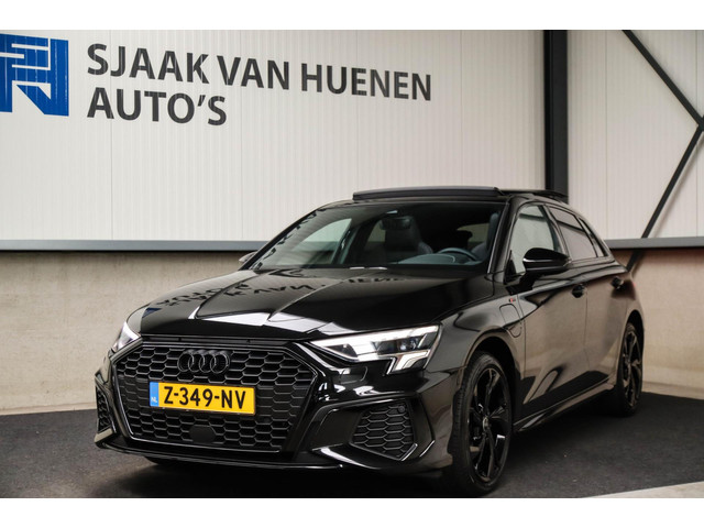 Audi A3 Sportback 40 TFSI e PHEV S Edition S-line 204pk S-Tronic! 1e|DLR|Panoramadak|Virtual Cockpit|Kuipstoelen|LED Matrix|Black