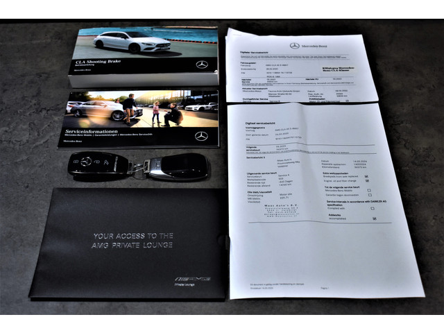 Mercedes-Benz CLA Shooting Brake AMG 45 S 4MATIC+ 422pk Automaat Premium Plus Virtual Carplay Keyless Cameras Alcantara Leer Lmv19