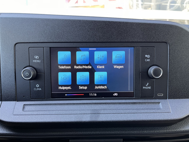 Volkswagen Caddy Cargo 2.0 TDI BPM vrij 4x uit voorraad leverbaar Airco Cruise controle Stuurwielbediening telefoonverbinding Houtenvloer Euro 6