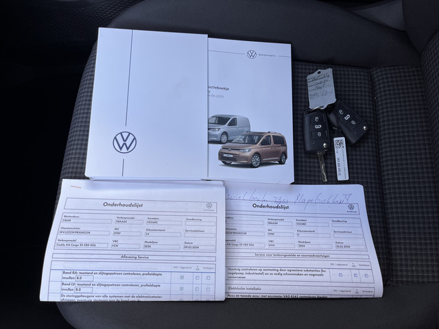 Volkswagen Caddy Cargo 2.0 TDI BPM vrij 4x uit voorraad leverbaar Airco Cruise controle Stuurwielbediening telefoonverbinding Houtenvloer Euro 6