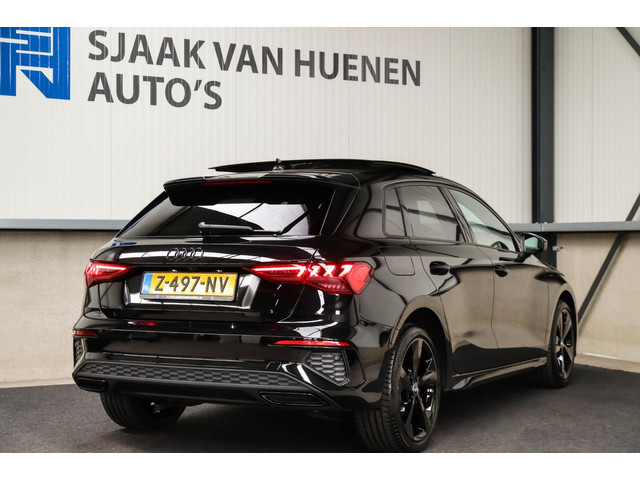 Audi A3 Sportback 40 TFSI e PHEV S Edition S-line 204pk S-Tronic! 1e|DLR|Panoramadak|Virtual Cockpit|Kuipstoelen|LED Matrix|Black