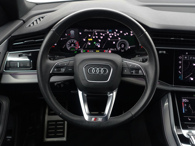 Audi Q8 55 TFSI e Quattro S Competition Aut- Panoramadak, Design Leder, Bang Olufsen, Head Up, Sfeerverlichting, Memory, CarPlay