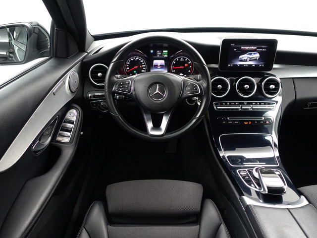 Mercedes-Benz C-Klasse Estate 350 e AMG Prestige Aut- Xenon Led, Standkachel, Leder Sport Interieur, Burmester Audio, Stoelverwarming, Park Assist