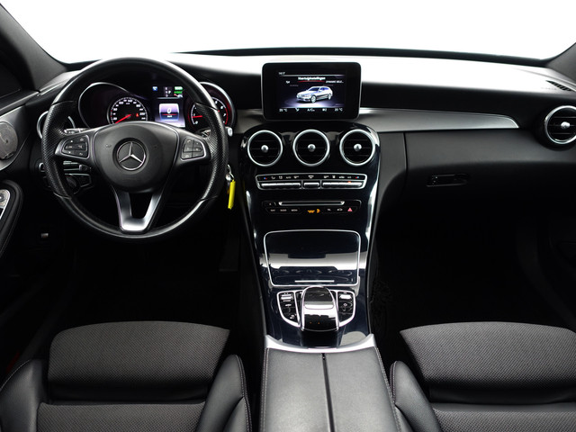 Mercedes-Benz C-Klasse Estate 350 e AMG Prestige Aut- Xenon Led, Standkachel, Leder Sport Interieur, Burmester Audio, Stoelverwarming, Park Assist