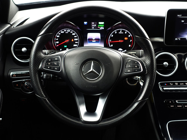 Mercedes-Benz C-Klasse Estate 350 e AMG Prestige Aut- Xenon Led, Standkachel, Leder Sport Interieur, Burmester Audio, Stoelverwarming, Park Assist