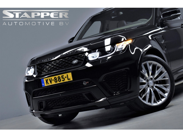 Land Rover Range Rover Sport 5.0 V8 Supercharged SVR 551pk Pano Carplay Xenon Led Keyless Schaalstoelen Cameras Luchtvering Lmv22''