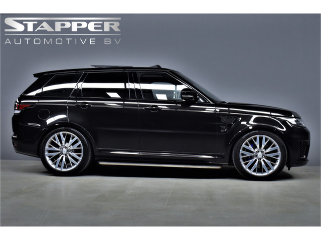Land Rover Range Rover Sport 5.0 V8 Supercharged SVR 551pk Pano Carplay Xenon Led Keyless Schaalstoelen Cameras Luchtvering Lmv22''