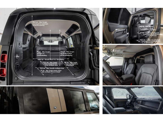 Land Rover Defender 3.0 P400 110 X-Dynamic HSE MHEV MY 2023, Adaptive cruise, Koelbare voortstoelen, Panoramisch schuifdak