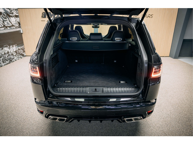 Land Rover Range Rover Sport P575 SVR | verwarming & ventilatie | 23' Vossen | Meridian | Carbon | Head-Up |