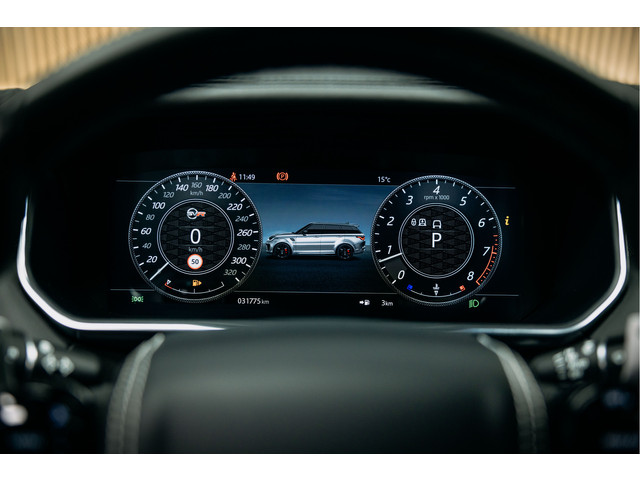 Land Rover Range Rover Sport P575 SVR | verwarming & ventilatie | 23' Vossen | Meridian | Carbon | Head-Up |