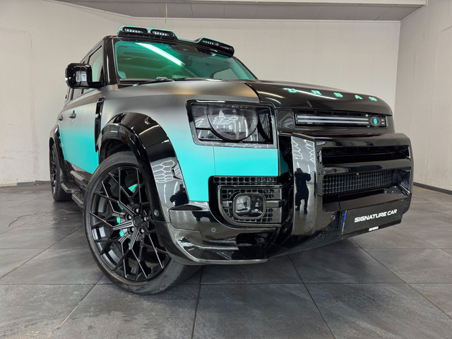Land Rover Defender 2.0 P400e 110 X✅Customized Signature Car✅UNIEK✅Custom Interieur✅Stoelventilatie✅URBAN✅Meridian✅Panoramadak✅