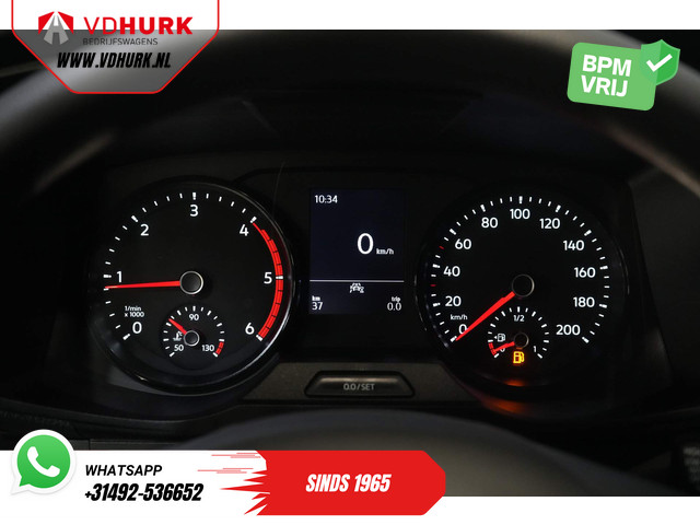 Volkswagen Crafter 50 165 pk Effer 352S Kraan Crane Kran Autokran PTO Open laadbak Dubbel Lucht