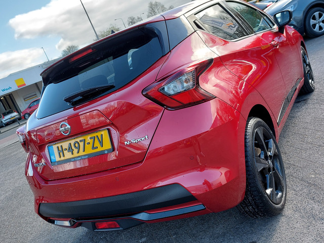 Nissan Micra 1.0 IG-T 101pk N-Sport | 1ste Eigenaar | Navi | Apple Carplay+Android Auto | Clima | Cruise | Keyless Entry | Pdc+Camera | Licht