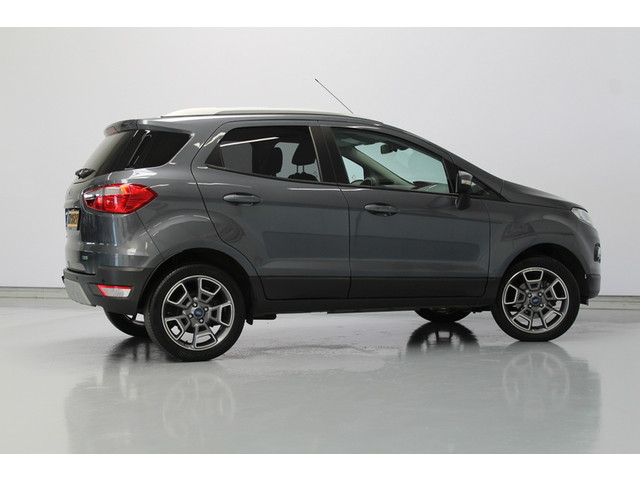 Ford EcoSport 1.0 EcoBoost Titanium 126PK, ZEER NETTE AUTO | DEELS LEER | NAVIGATIE | CRUISE | STOELVERWARMING | RUITVERWARMING