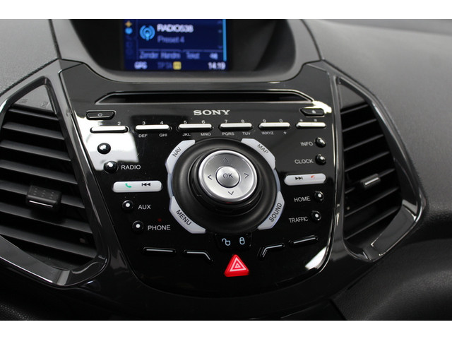 Ford EcoSport 1.0 EcoBoost Titanium 126PK, ZEER NETTE AUTO | DEELS LEER | NAVIGATIE | CRUISE | STOELVERWARMING | RUITVERWARMING
