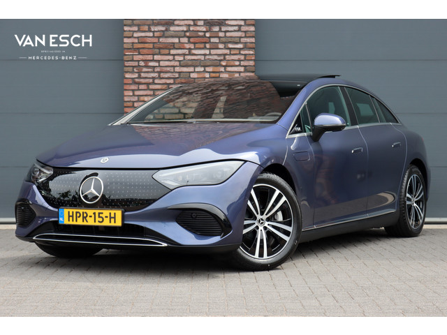 mercedes-benz-eqe-300-business-line-89-kwh---luchtvering---achterasbesturing---burmester---panoramadak---distronic----leder---memory---stuurwiel-v