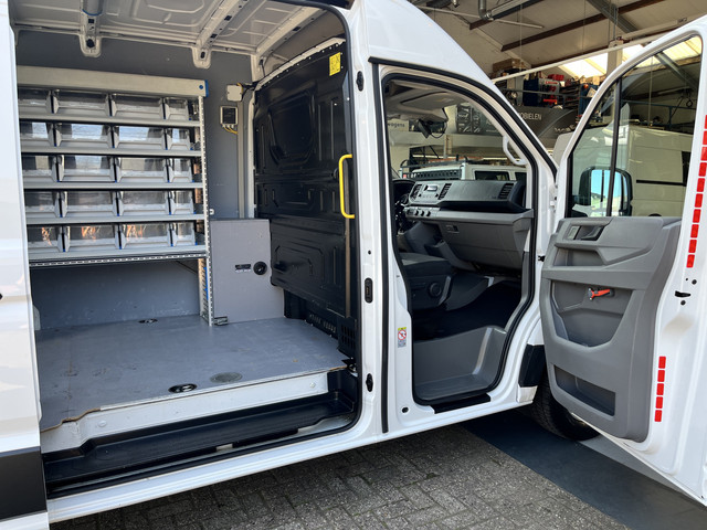 Volkswagen Crafter 35 2.0 TDI L3H3 L2H2 Werkplaats inrichting Kast Inrichting Servicewagen Omvormer Standkachel Airco Cruise controle Camera Sortim