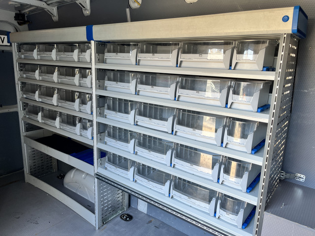 Volkswagen Crafter 35 2.0 TDI L3H3 L2H2 Werkplaats inrichting Kast Inrichting Servicewagen Omvormer Standkachel Airco Cruise controle Camera Sortim