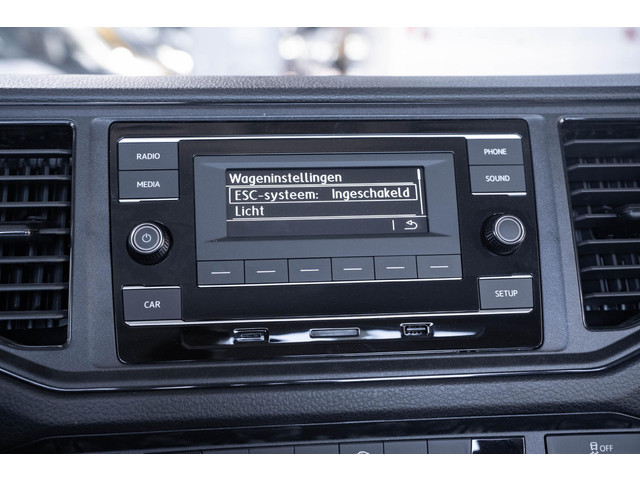 Volkswagen Crafter 2.0 TDI 140 pk L4 Autotransporter Airco, Cruise Control, Trekhaak 3.000 kg, BPM vrij, 3-Zits