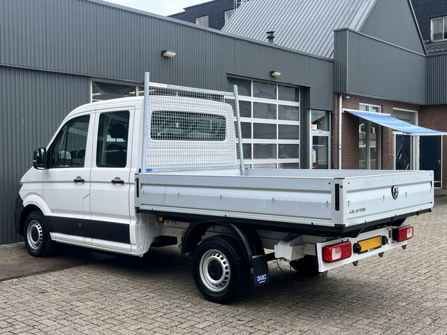 Volkswagen Crafter 35 2.0 TDI DC Open laadbak Airco Cruise controle Pick-up Euro 6 Parkeerhulp achter evt 2500kg trekgewicht 6 persoons p-up bakwag