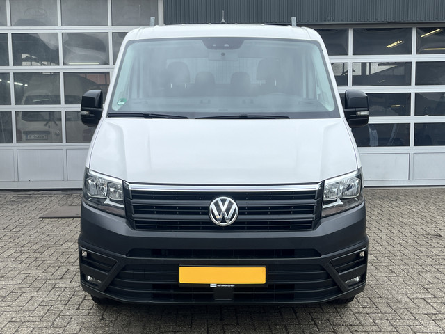 Volkswagen Crafter 35 2.0 TDI DC Open laadbak Airco Cruise controle Pick-up Euro 6 Parkeerhulp achter evt 2500kg trekgewicht 6 persoons p-up bakwag