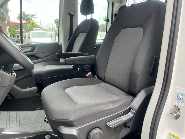 Volkswagen Crafter 35 2.0 TDI DC Open laadbak Airco Cruise controle Pick-up Euro 6 Parkeerhulp achter evt 2500kg trekgewicht 6 persoons p-up bakwag