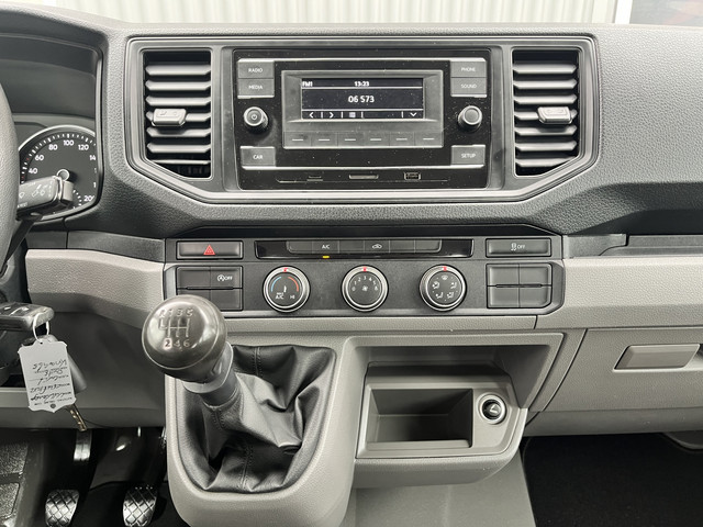 Volkswagen Crafter 35 2.0 TDI DC Open laadbak Airco Cruise controle Pick-up Euro 6 Parkeerhulp achter evt 2500kg trekgewicht 6 persoons p-up bakwag