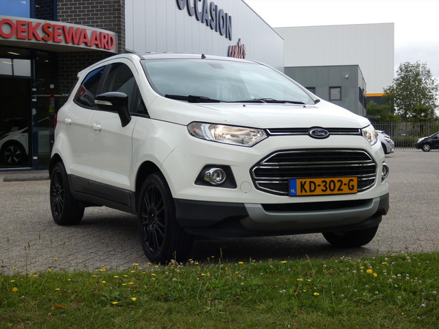 Ford EcoSport 1.0 EcoBoost 125pk Titanium White Black Edition | Afn. Trekhaak | Half-Leder | Stoelverw. |