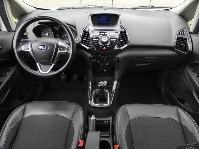 Ford EcoSport 1.0 EcoBoost 125pk Titanium White Black Edition | Afn. Trekhaak | Half-Leder | Stoelverw. |