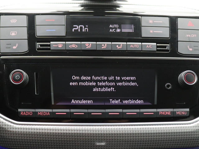 Volkswagen e-up! Max 260 km range Cruise, CCS, Stoel- en voorruitverwarming, achteruitrijcamera, Parkeerhulp achter, 15'' lichtmetaal