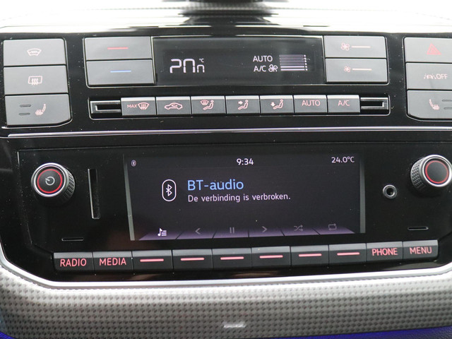 Volkswagen e-up! Max 260 km range Cruise, CCS, Stoel- en voorruitverwarming, achteruitrijcamera, Parkeerhulp achter, 15'' lichtmetaal