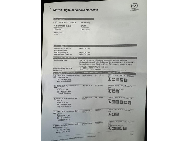 Mazda CX-5 2.0 SkyActiv-G 165 TS+ 2WD Cruise Clima 4 Seizoenen banden Dealer onderhouden